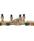 Backflow Preventer Double Check Valve 1/2 Inch Lead Free, Top Entry, NPT Ends, Quarter-Turn Ball Shutoffs, Keeps Potable Water Safe, Meets National Plumbing Codes For Home Plumbing Upgrades on brass valve body