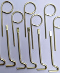 Top Shelf Emergency Key Kit For Interior Door Locks With Kwikset Schlage includes twelve brass rounds and flat pins.