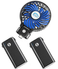 10400mAh Portable Handheld Fan With All Day Battery Life Foldable Mini Personal Fan For Travel Beach Concerts And Cruises Rechargeable USB 