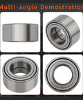 Front Wheel Hub Bearing 510034 Replacement Fits Dodge Stealth 1991 To 1996 various angled views of hub assembly