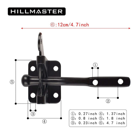 Heavy Duty Anti Sag Bracket Kit for Wooden Fences Shed Doors Driveway Gates Corral Gates Wood Windows Two Pack diagram