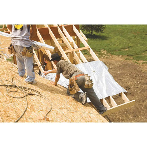 Bubble Pack Insulation Roll 24 Inch By 50 Foot With Double Reflective Barrier For Superior Thermal Control In Attics And Walls, Easy Install, Durable And Versatile Bubble Wrap Style Insulation For Ducts And Pipes
