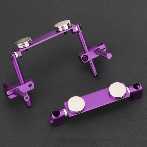 Stealth Invisible RC Magnetic Body Mount Kit 2 Pieces Lightweight Aluminum Alloy Shell Mount For HSP 1/10 RC Touring And Drift Cars