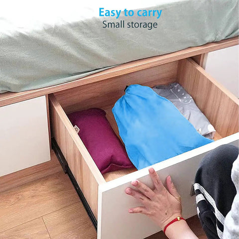 Compact storage of Portable 900W Mini Electric Clothes Dryer Rack For Apartments And Travel Ready in drawer