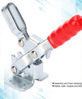 Welding Toggle Clamp Built Tough For Heavy Duty Woodworking Jigs And Fixtures With Quick Release Hold Down Plunger Stroke Durable Iron