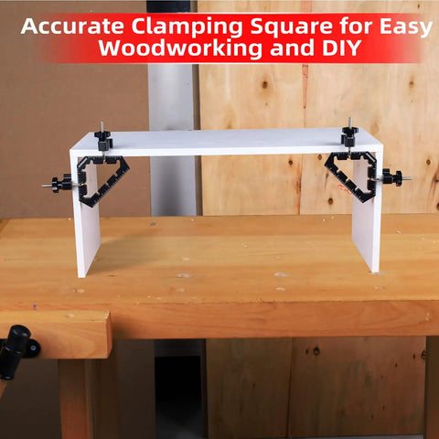 Hella Heavy Duty 45 And 90 Degree Corner Clamps For Woodworking Tools Aluminum Alloy Positioning Squares for precise clamping.