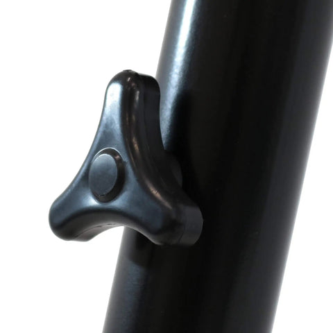 Close-up of adjustment knob on Adjustable Hammock Chair Stand Heavy Duty 330 Pound Capacity, 79 Inch To 93 Inch Tall Hanging Chair Stand