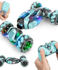 Gesture Sensing RC Stunt Car With 360 Degree Rotation 4WD Remote Control Transforming Hand Controlled Car for Boys.