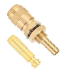 Brass Gas Adapter Welding Fitting For Quick Safe Connection Between Gas Supply And Welding Plug No Leak Design
