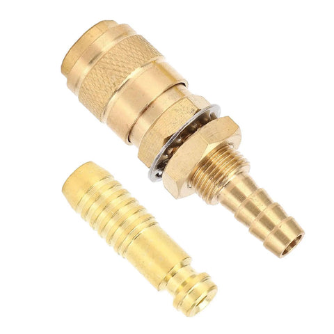 Brass Gas Adapter Welding Fitting For Quick Safe Connection Between Gas Supply And Welding Plug No Leak Design