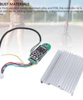 Plug And Play Electric Scooter Controller Kit For This Model Replacement Parts With 36V 350W Motor Clear Speed And Battery Display Easy Install For Seamless Integration And Quick Maintenance, showing controller and cables.