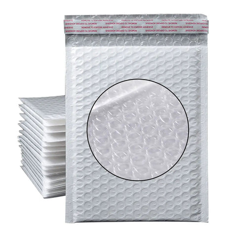 Self Sealing Bubble Mailers 9.5 By 13.5 Inches 25 Pack Poly Padded Shipping Envelopes Peel And Seal Tamper Resistant With Strong Welded Edges