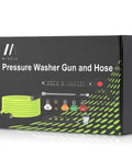 Pressure Washer Hose And Gun Kit, 25 Ft With 5 Nozzle Tips And M22-14mm Fittings, All-In-One Replacement Set For Ryobi, Simpson, Craftsman