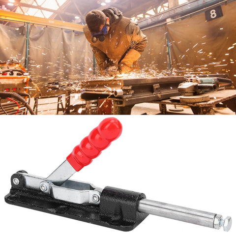 Beefy Quick Release Toggle Clamp With 1278 Lbs Holding Power, Push Pull Hand Tool for industrial and woodworking use.