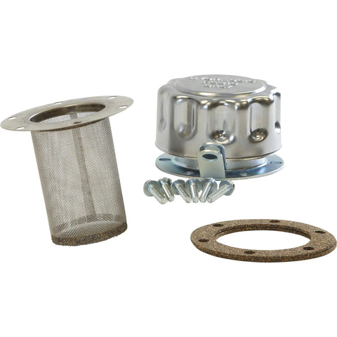 Hydraulic Filler Strainer Breather Cap With Locking Tab 40 Micron Filtration Keeps Contaminants Out While You Fill Tank And Lets It Breathe Model TFA005715L