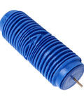 No Sweat 5 Inch Rubber Pattern Paint Roller For Walls Easy Diy Decorating Tool With Reusable Design showing detailed blue rubber texture.