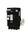 30 Amp 2 Pole GFCI Circuit Breaker with Self Test and Lockout, 120/240V, UL 943, 10,000 AIC, black unit