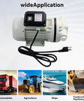 Heavy Duty Pro Rig Ready Def Transfer Pump Kit With Nozzle 10 GPM Self Priming 110 Volt Diaphragm Pump for various applications.