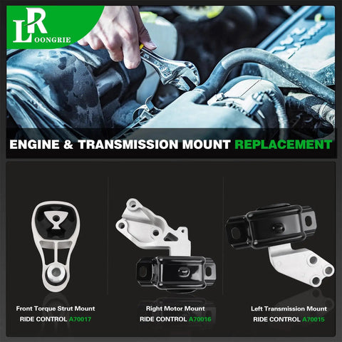 Built Tough Engine And Transmission Mount Kit Compatible With 2008 To 2015 Smart Cars For A Slick Fit And Ridiculously Smooth Rides. Image showing engine mounts and installation.