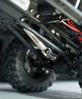 Close-up of Premium Stainless Steel Center Drive Shafts for HPI Venture 18, showing reinforced core and drive assembly.