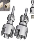 Versatile Pipe Threading Tool For PVC And Plastic Pipes One Half Inch And Three Quarter Inch Rethreader with durable design