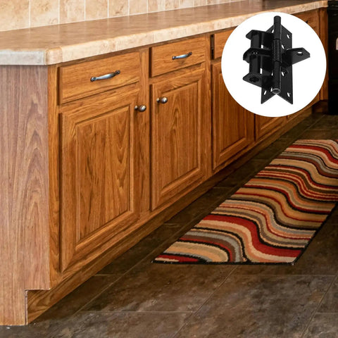 90 Degree Right Angle Cabinet Door Damper Spring Hinge With Soft Close For Metal Kitchen Cabinets And Wardrobes installed on wood cabinet