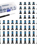Alloy Steel Red Dot Sight Screws Kit For Optics Mounts With Six 6-32 Countersunk Screws In Lengths 5 Mm, 5.5 Mm, 8.55 Mm, 9.5 Mm, 10.8 Mm, 12.3 Mm, Pre Coated Threadlocker, Includes T10 Torx Screwdriver, Precision Machined Pro Grade Built Tough