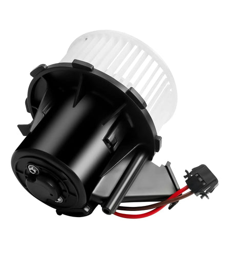 Premium Hvac Heater Blower Motor Fan Dead Simple Plug Play Replacement Built Heavy Duty For Audi A4 A5 S4 S5 Q5 2009 To 2016 2.0L L4 Hybrid Setup Direct Fit, detailed view of motor unit.