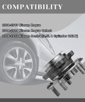 Front Wheel Bearing Hub Assembly For Nissan Rogue And Sentra 5 Lug With ABS Encoder Replaces 513298 compatibility chart