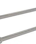 Bolero Collection 36 Inch Double Towel Bar In Satin Nickel Finish Solid Brass Bath Hardware With Concealed Mounting