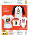 Easy Image Iron On Transfer Paper For White Fabrics 10 Sheets, DIY Shirt Transfers And Tote Bags packaging with sample designs