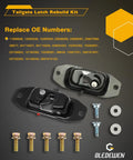 Heavy Duty Tailgate Latch Rebuild Kit For Chevy Silverado And Gmc Sierra 2007 To 2014 includes latch and installation hardware.