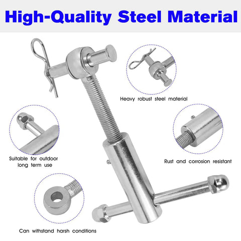 Heavy Duty Dump Trailer Tailgate Latch And Truck Tailgate Lock Bolt On Direct Fit Replacement For TGL3410HDW TGL34SBR, robust steel material with rust resistance.