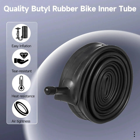 All In One Bike Tire And Inner Tube Kit Includes 2 Tires 700x38c And 2 Tubes 700x35/43c With 48mm Schrader Valves Plus 2 Tire Levers