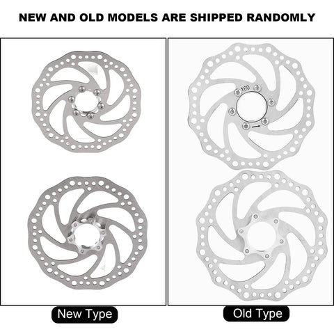 160mm Stainless Steel Bicycle Disc Brake Rotor For Mountain Bikes With Six Bolt Mount