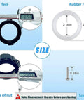 Hot Tub Split Nut Union For 2 Inch Heater Assembly Replacement Fits Balboa Gecko Spa Heaters O Ring Seals Included.