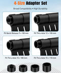 Heavy Duty Bike Fork Mount Block With Upgraded Aluminum Alloy Build 8 Cone Adapters For Front Fork Mount Includes Hardware