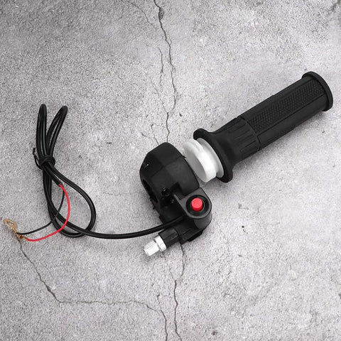 Mini Dirt Bike Throttle Kit With Accelerator Handle Grip Cable And Stop Switch For 47 49 Models Amped Up Throttle Response Smooth Control On Seven Eighths Inch Handlebars Easy Install For Better Riding