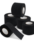 5 Rolls Disposable Barber Paper Neck Strips For Salon Haircuts And Styling Hygienic Absorbent Tissue Stretchy Comfort Fit Single Use Neck Guards That Keep Clients Clean And Clippers Neat Black, black rolls