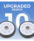 Dryer Roller Bearing Idler Pulley Belt Kit Built Tough With Engineered Plastic Fifty Percent Wear Resistance Quiet Low Noise Design Deformation Resistant Boosts Drying Efficiency And Slashes Cycle Time 10mm wheels