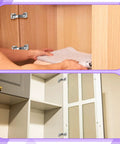 170 Degree Soft Close Cabinet Hinge Replacement for pie cut and bifold doors on wood and glass kitchen cupboards.