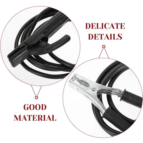 Close-up of Must Have Electrode Holder And Ground Clamp Set For Welding Machine showcasing details and material.