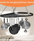 18 Pack 4 Inch Heavy Duty S Hooks For Oval Ceiling Pot Rack And Kitchen Organization Durable Hangers For Pots And Utensils