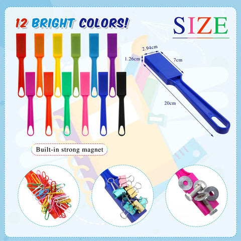 Colorful 24 Pack Magnetic Bingo Wands With 700 Metal Translucent Chips For Fun STEM Learning And Family Game Night