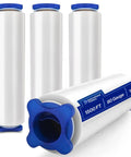 Beefy 18 Inch Stretch Film Wrap 1500 Feet, 4 Pack with tension handles, clear industrial grade plastic for moving and storage