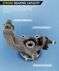 Front Left Steering Knuckle Assembly With Wheel Hub Bearing For Ford Transit Connect 2011 2012 2013 2Liter LK013 OE Replacement