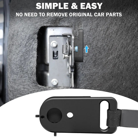 Rear Seat Quick Release for Ford F Series Trucks 2009 and up, 7075 aluminum back seat latch installed, easy access