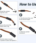 Kick The Cord End Into High Gear With 16 Metal Paracord Tips In Gold Silver Black And Gray. These Universal Shoe Lace Ends Keep Your Rope Neat For Heavy Duty Projects And DIY Fixes Without Fluffing Around., black metal paracord tip on brown cord, how to use guide