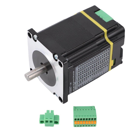 High Performance Stepper Motor With Encoder For CNC Control And Closed Loop Servo Motion Controller For Wire Stripping Machines Durable ABS And Aluminum Construction Delivers Smooth 1.2Nm Torque And Easy Install With Two Terminals