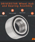 Front Or Rear Wheel Bearing Kit For Acura CSX ILX TL TSX Honda Accord Civic Element Fit Insight Pair Reliable Hub Bearings